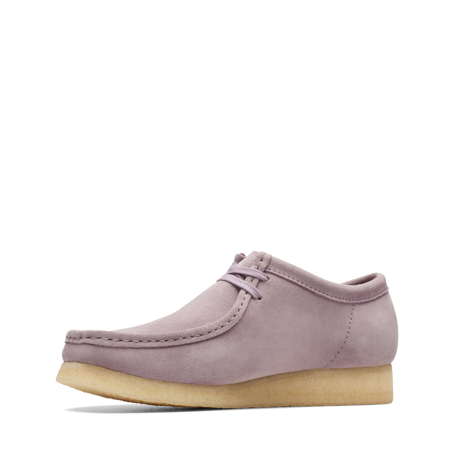Clarks Wallabee 26173639 Mens Purple Oxfords & Lace Ups Casual Shoes