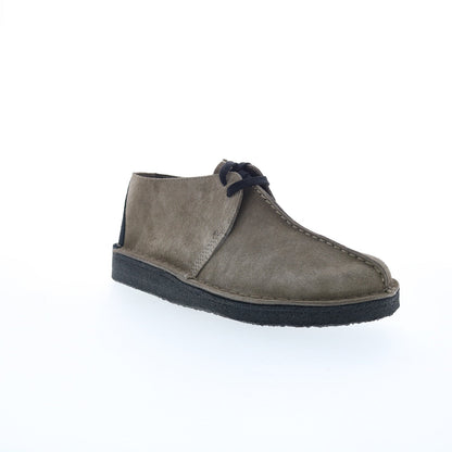 Clarks Desert Trek 26173652 Mens Gray Oxfords & Lace Ups Casual Shoes