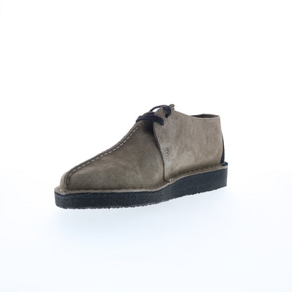Clarks Desert Trek 26173652 Mens Gray Oxfords & Lace Ups Casual Shoes