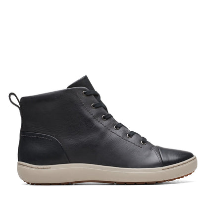 Clarks Nalle Vine 26174385 Womens Black Wide Lifestyle Sneakers Shoes