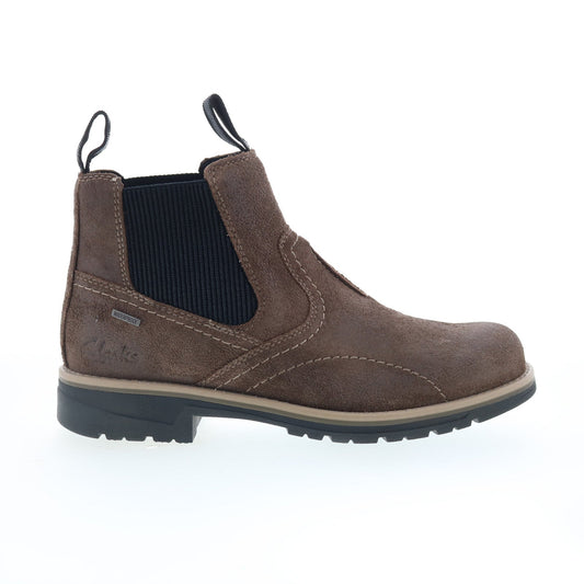 Clarks Morris Easy 26174613 Mens Wide Leather Ankle Slip On Chelsea Boots
