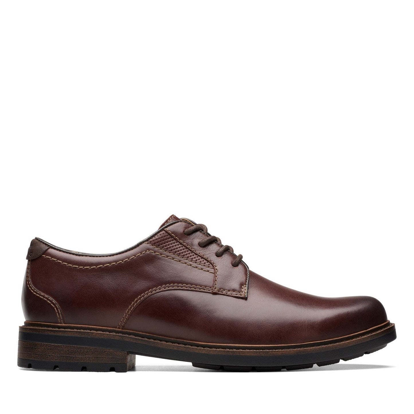 Clarks Un Shire Low 26174653 Mens Brown Oxfords & Lace Ups Casual Shoes