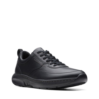 Clarks Pro Lace Mens Black Wide Oxfords & Lace Ups Casual Shoes