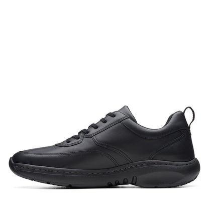 Clarks Pro Lace Mens Black Wide Oxfords & Lace Ups Casual Shoes