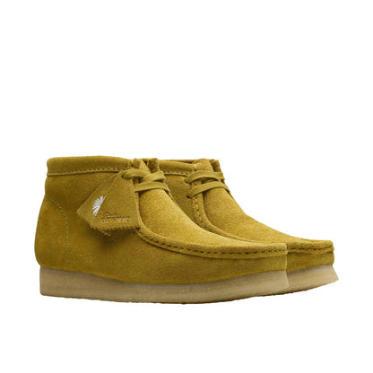 Clarks Wallabee Boot 26176538 Mens Green Suede Lace Up Chukkas Boots