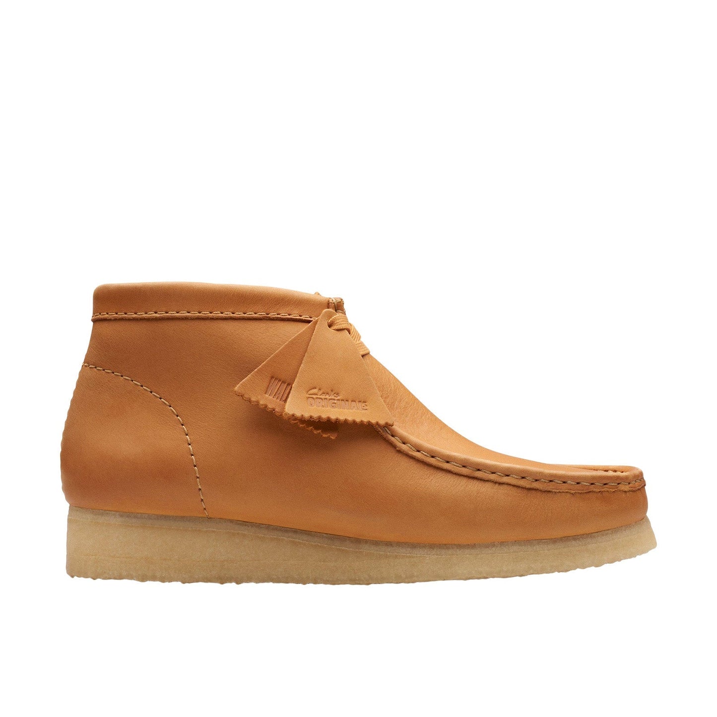 Clarks Wallabee Boot Mid 26176627 Mens Brown Leather Lace Up Chukkas Boots