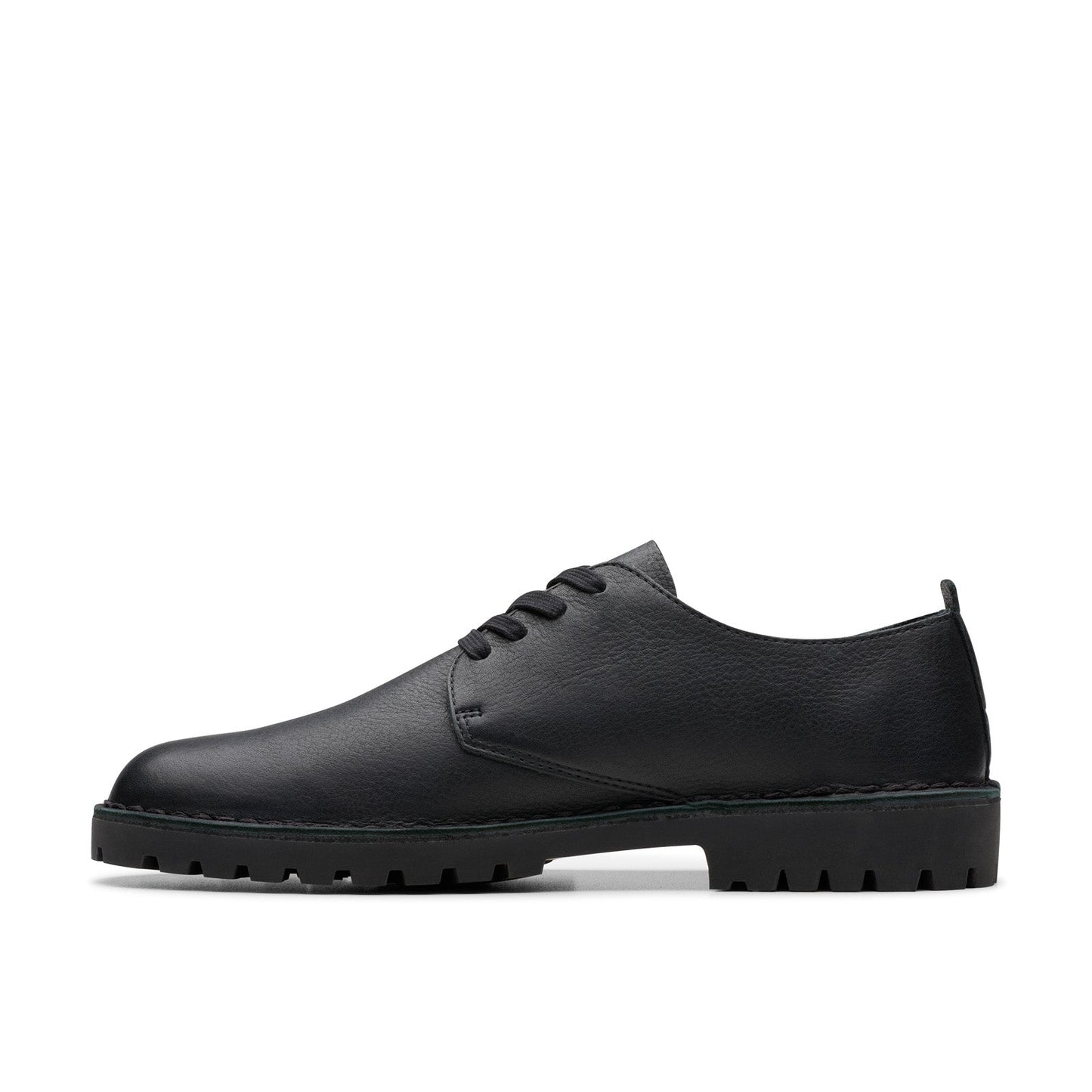 Clarks Desert Rock LO 26179178 Mens Black Oxfords & Lace Ups Plain Toe Shoes
