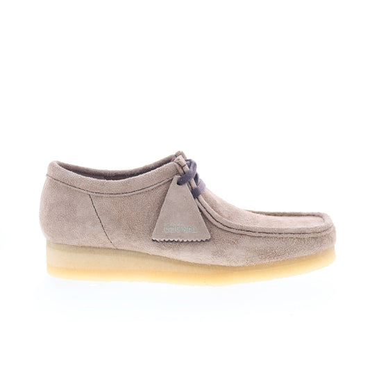 Clarks Wallabee 26181140 Mens Beige Suede Oxfords & Lace Ups Casual Shoes