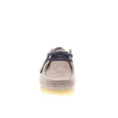 Clarks Wallabee 26181140 Mens Beige Suede Oxfords & Lace Ups Casual Shoes