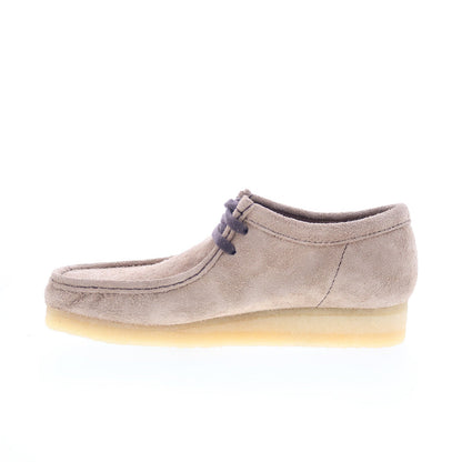 Clarks Wallabee 26181140 Mens Beige Suede Oxfords & Lace Ups Casual Shoes