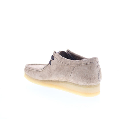 Clarks Wallabee 26181140 Mens Beige Suede Oxfords & Lace Ups Casual Shoes