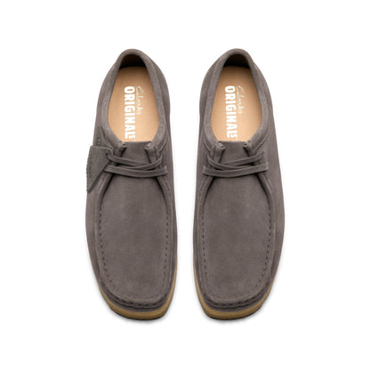 Clarks Wallabee RB 26183095 Mens Gray Oxfords & Lace Ups Casual Shoes