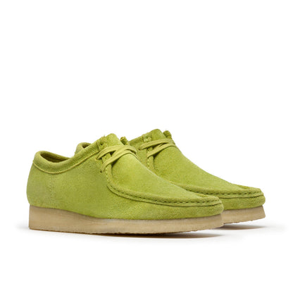 Clarks Wallabee 26183757 Mens Green Suede Oxfords & Lace Ups Casual Shoes