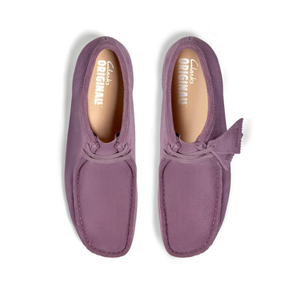 Clarks Wallabee 26183759 Mens Purple Suede Oxfords & Lace Ups Casual Shoes