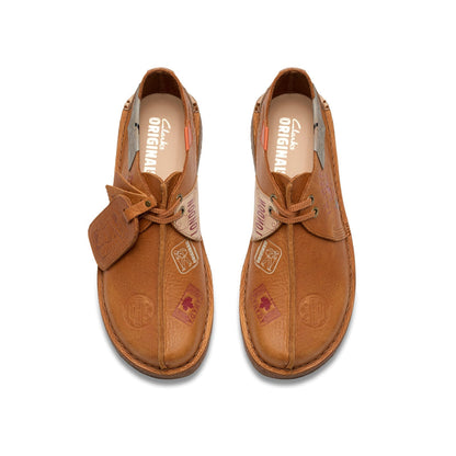 Clarks Desert Travel Trek Mens Brown Oxfords & Lace Ups Casual Shoes