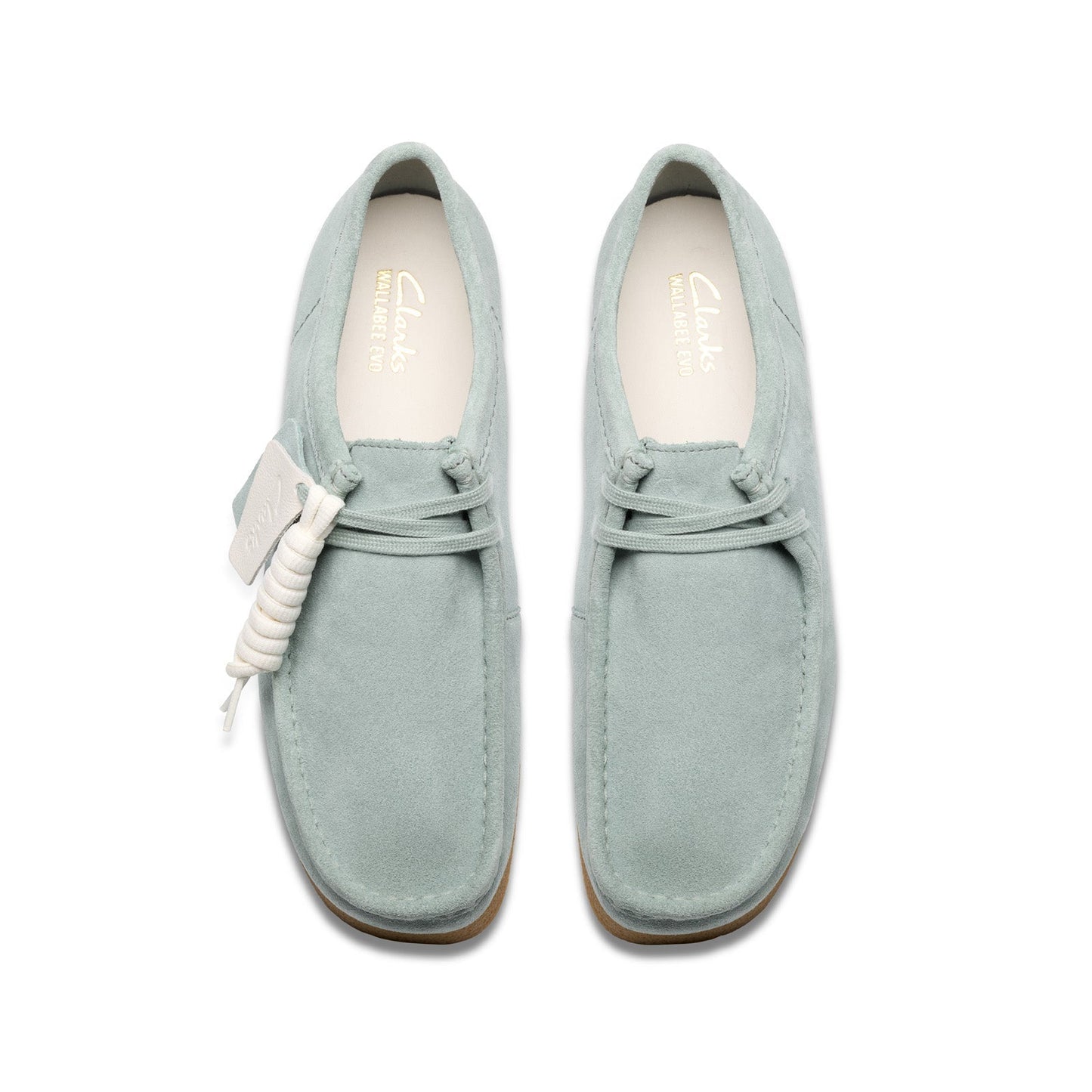 Clarks Wallabee EVO 26183989 Mens Green Oxfords & Lace Ups Casual Shoes