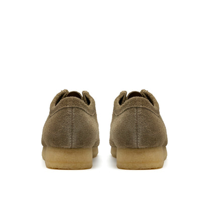 Clarks Wallabee 26185564 Mens Gray Suede Oxfords & Lace Ups Casual Shoes