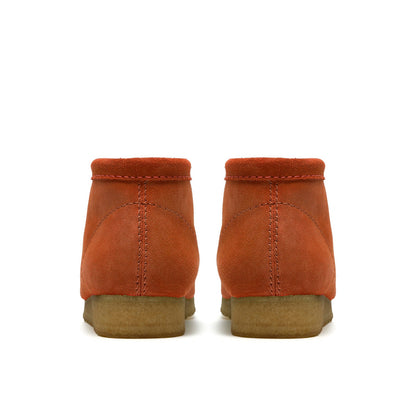 Clarks Wallabee Boot 26185643 Mens Orange Suede Lace Up Chukkas Boots