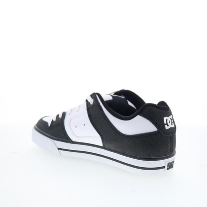 DC Pure 300660-XKWK Mens Black Leather Skate Inspired Sneakers Shoes