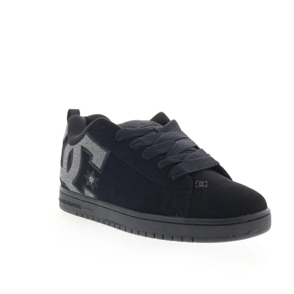 DC Court Graffik SE 300927-KDW Mens Black Skate Inspired Sneakers Shoes