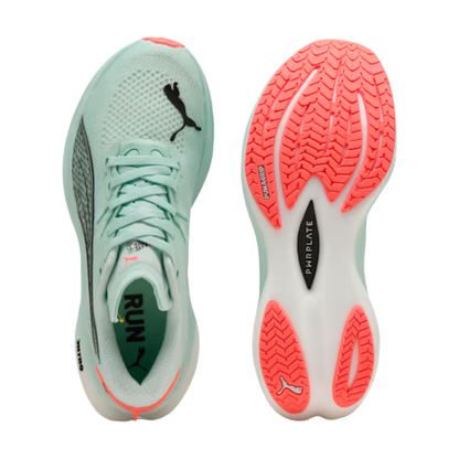 Deviate Nitro 3 Women's :Peaceful Blue | Glowing Red