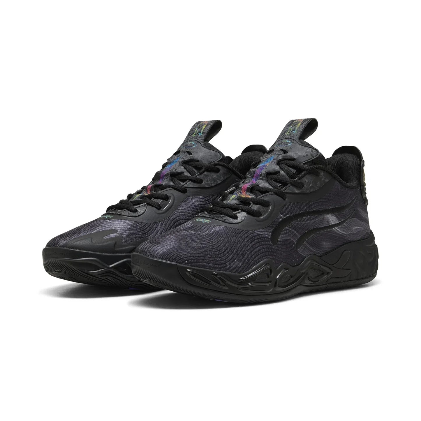 Puma Lamelo Ball MB.04 LO Team Mens Black Athletic Basketball Shoes