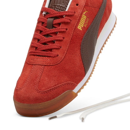 Puma Roma Suede 39863504 Mens Red Suede Lifestyle Sneakers Shoes