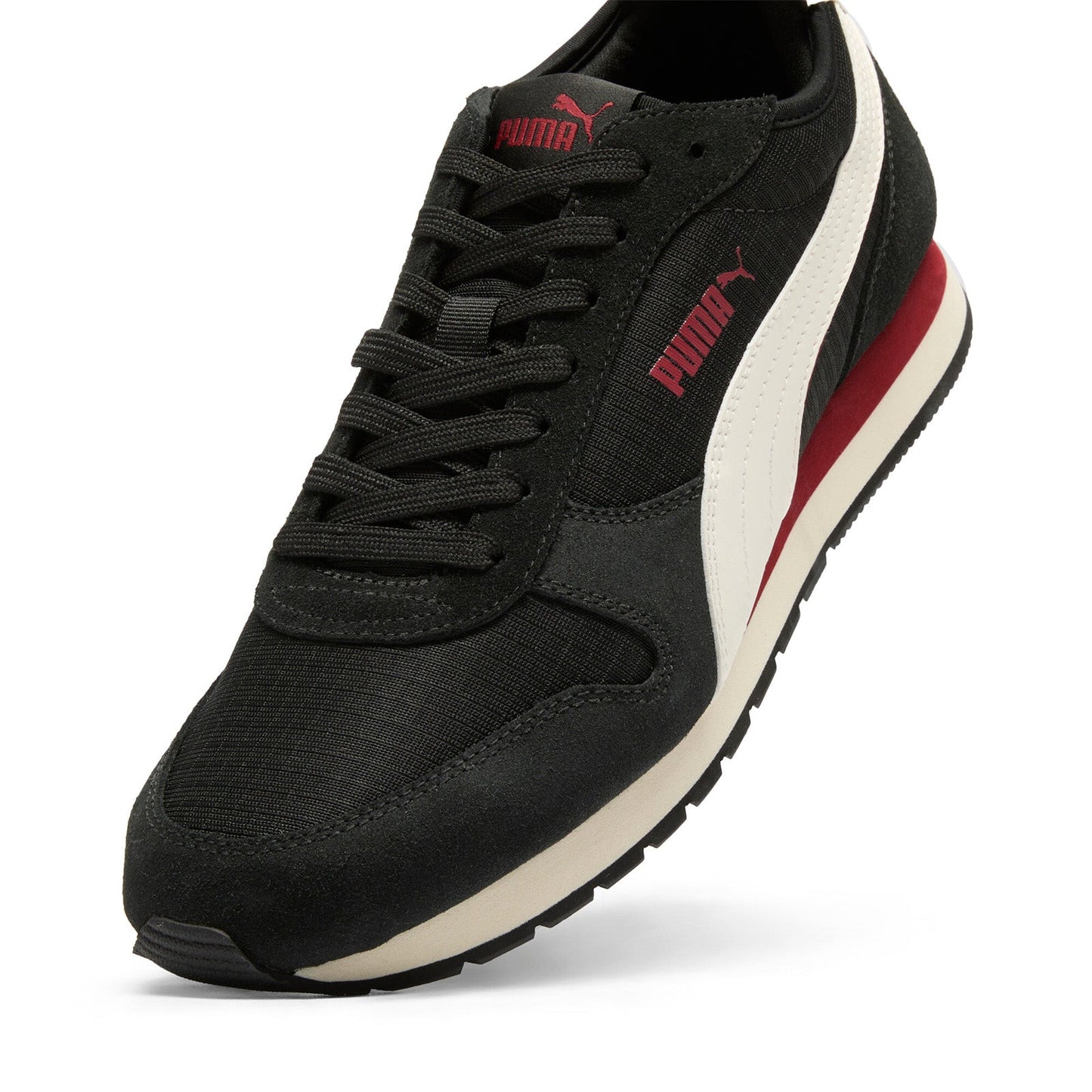 Puma ST Miler Nylon 39890903 Mens Black Canvas Lifestyle Sneakers Shoes