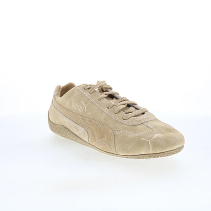 Puma Speedcat Mat Play 40465601 Mens Beige Suede Lifestyle Sneakers Shoes