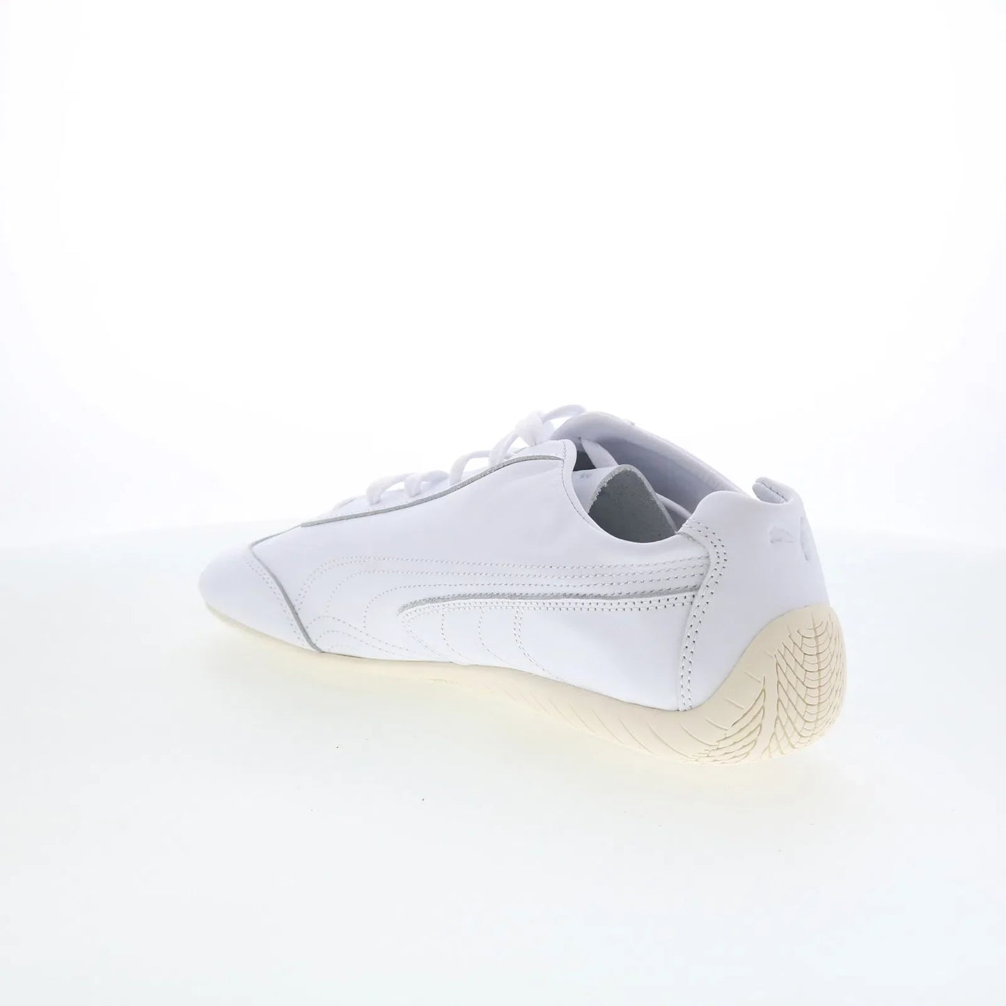 Puma Speedcat Decon 40769801 Mens White Leather Lifestyle Sneakers Shoes