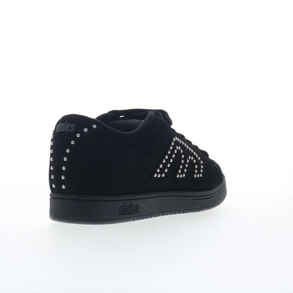 Etnies Kingpin 4101000091542 Mens Black Suede Skate Inspired Sneakers Shoes