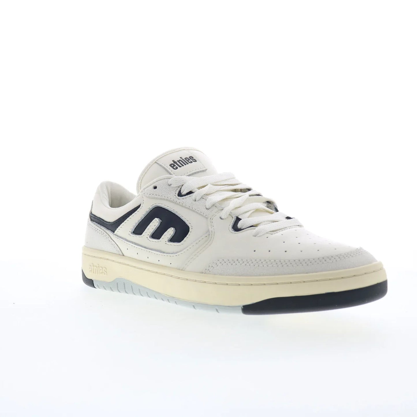 Etnies Loot 4101000584393 Mens White Leather Skate Inspired Sneakers Shoes