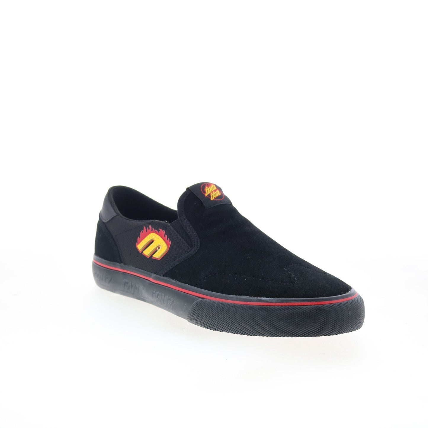 Etnies LO-Cut Slip X Santa Cruz Mens Black Skate Inspired Sneakers Shoes