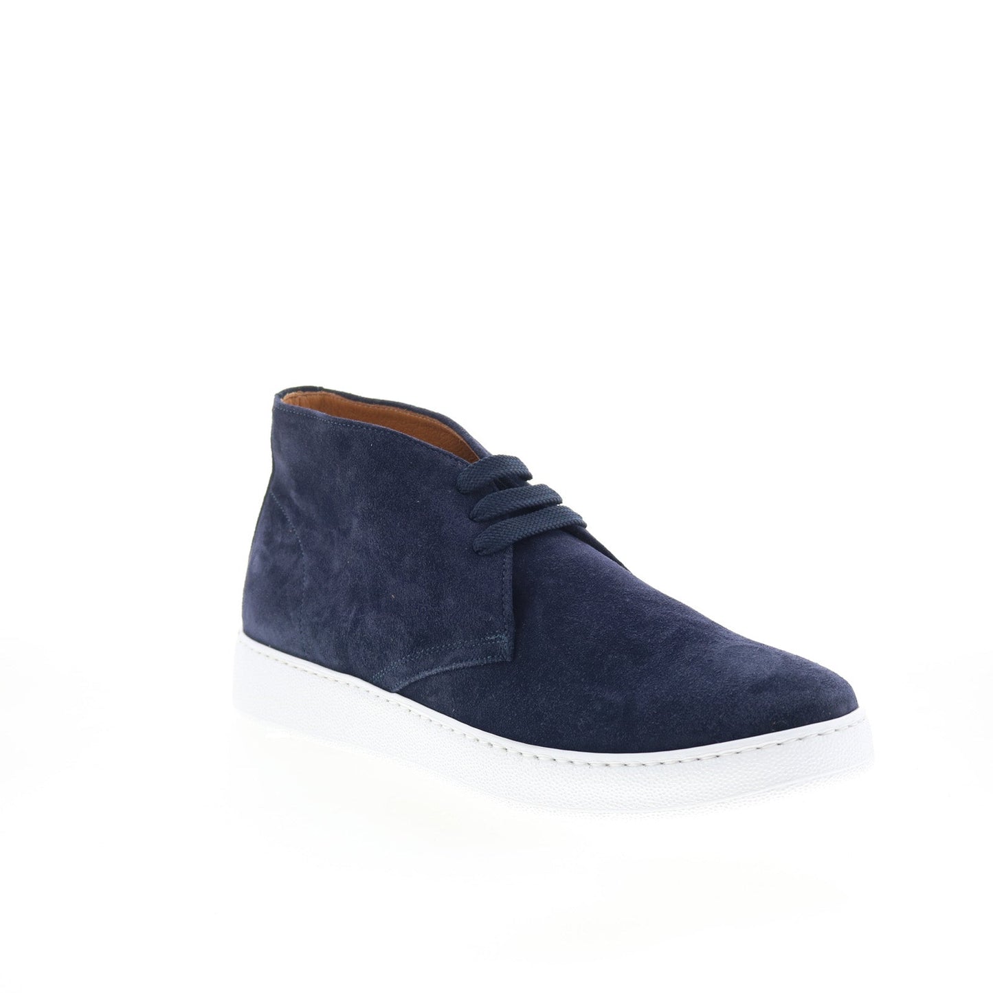 Zelli Italia Otto Italian Nappa Suede 46-597-NVY Mens Blue Chukkas Boots