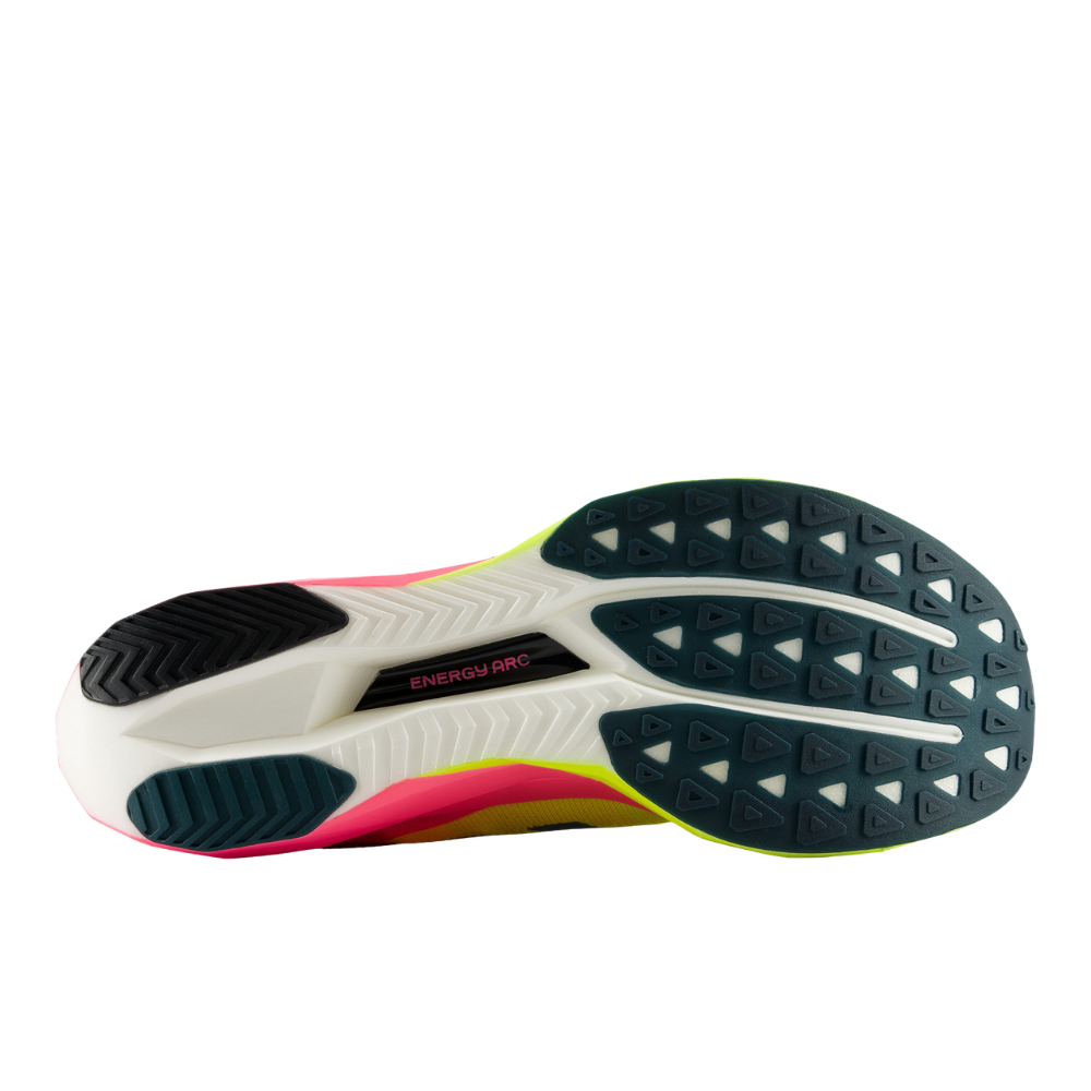 FuelCell SuperComp Elite v5 TCS London Marathon (D) Men's :Pink Heat | Alkaline Green