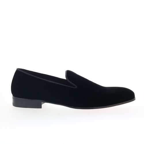Mezlan Lublin 5036 Mens Black Canvas Loafers & Slip Ons Casual Shoes