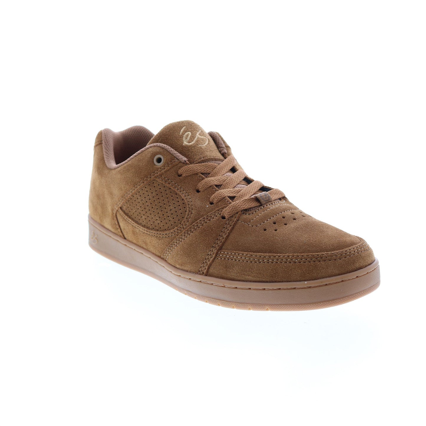 ES Accel Slim 5101000144212 Mens Brown Suede Skate Inspired Sneakers Shoes