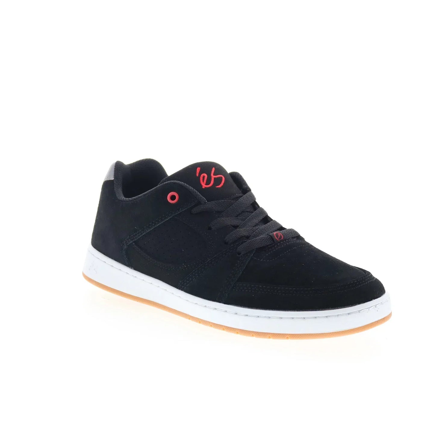 ES Accel Slim 5101000144582 Mens Black Suede Skate Inspired Sneakers Shoes