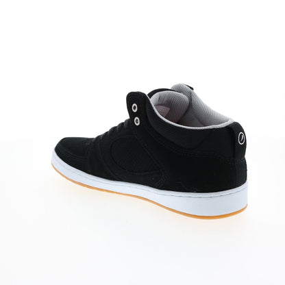 ES Accel Slim Mid 5101000147983 Mens Black Suede Skate Inspired Sneakers Shoes