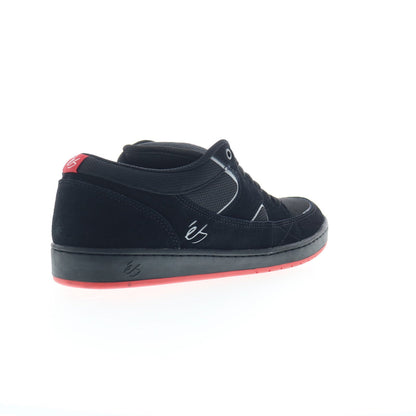 ES Sophisto 5101000211547 Mens Black Nubuck Skate Inspired Sneakers Shoes