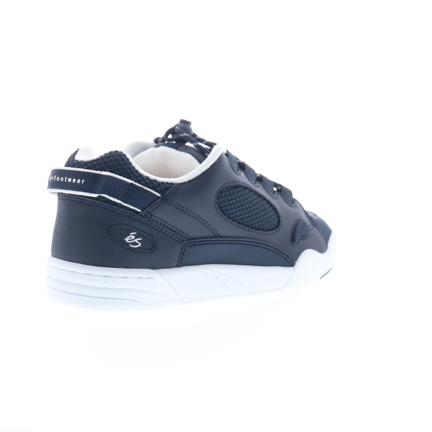 ES Muska 5102000063472 Mens Blue Leather Skate Inspired Sneakers Shoes