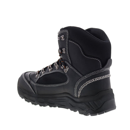 Hoss Blocker Aluminum Toe Waterproof Mens Black Extra Wide Work Boots