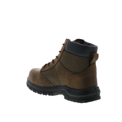 Hoss Mason 60245 Mens Brown Wide Leather Lace Up Work & Safety Boots