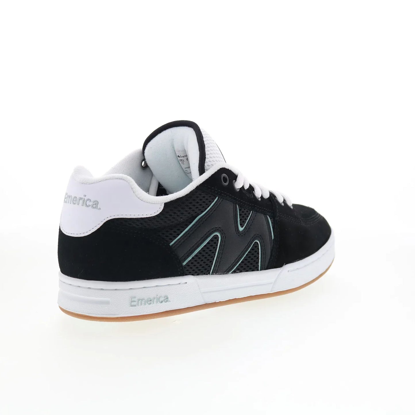 Emerica OG-1 6101000152898 Mens Black Suede Skate Inspired Sneakers Shoes