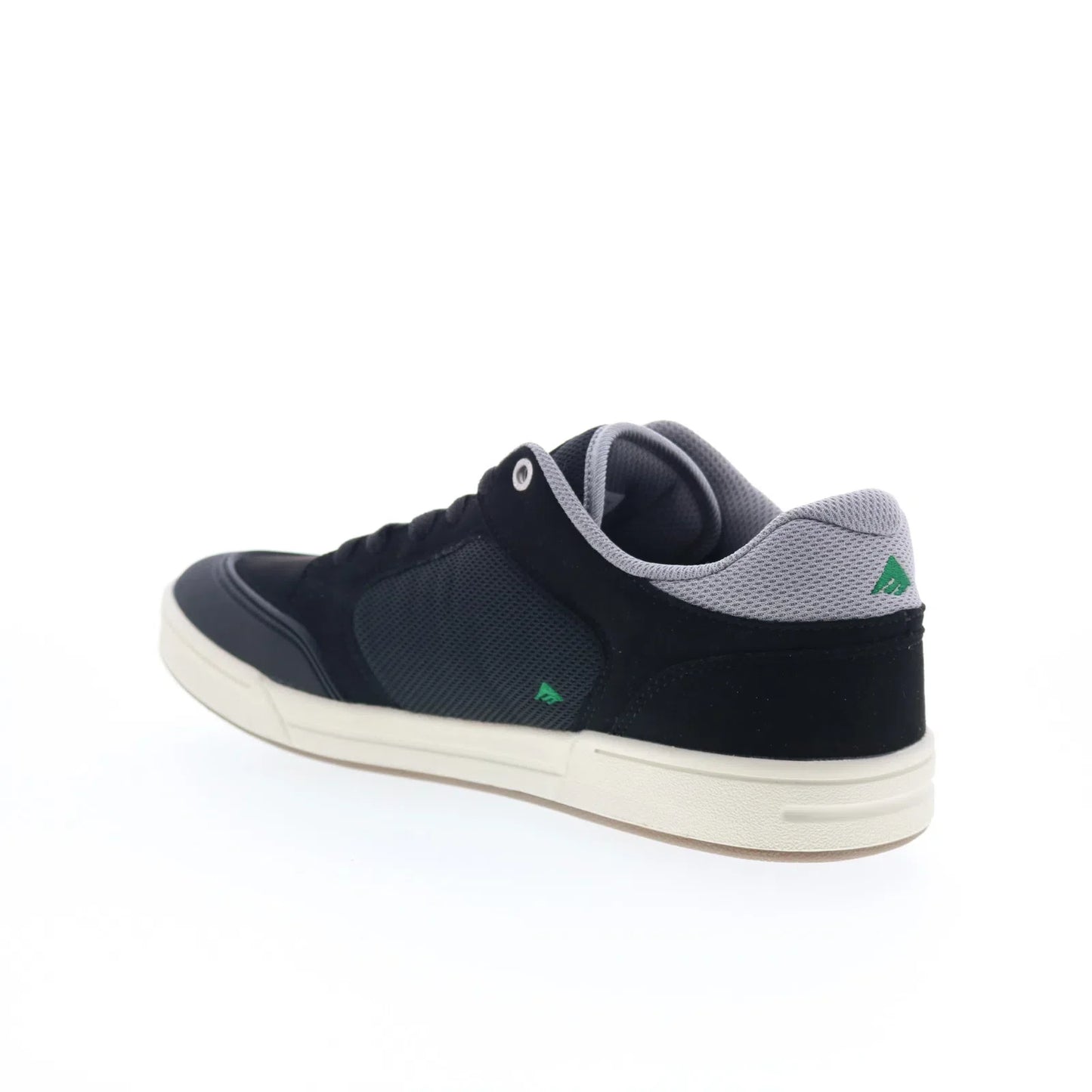 Emerica Heritic 6101000155975 Mens Black  Skate Inspired Sneakers Shoes