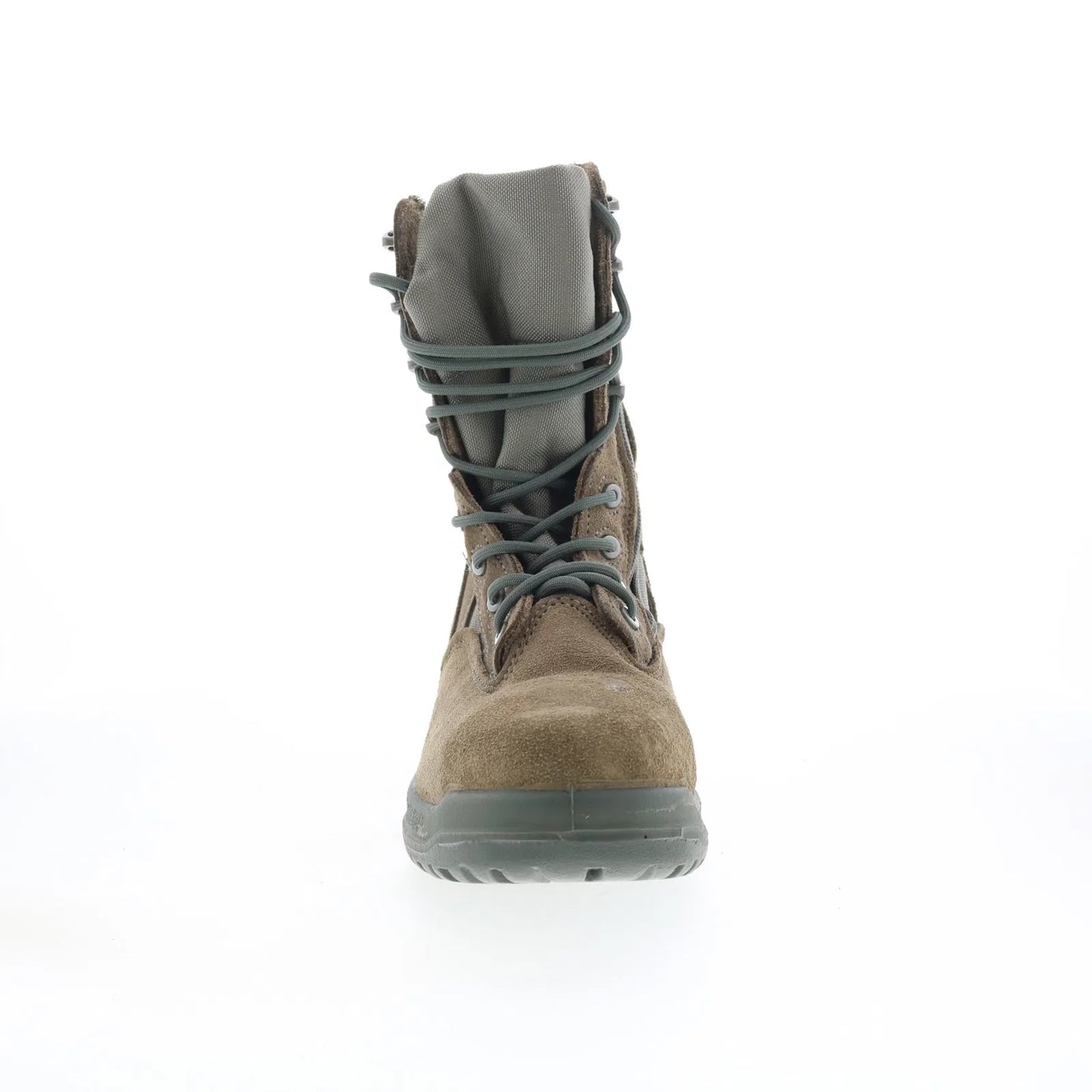 Belleville Tactical Made In USA 610Z Mens Gray Suede Lace Up Tactical Boots