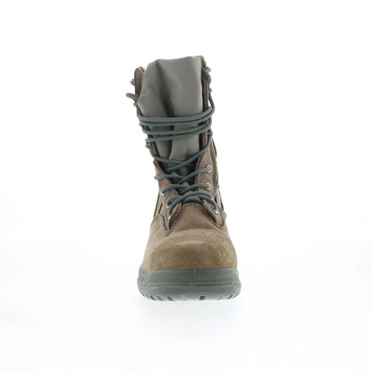 Belleville Tactical Made In USA 610Z Mens Gray Suede Lace Up Tactical Boots