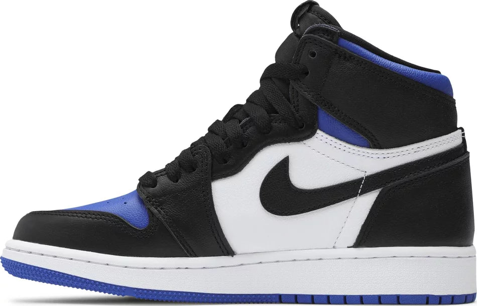 Nike Grade School Womens Air Jordan 1 Retro High OG Sneakers - 'Royal Toe'