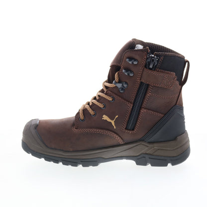 Puma Safety Conquest Soft Toe CTX High WP EH SR Mens Brown Work Boots