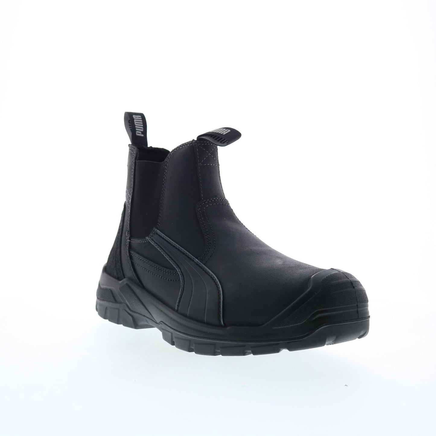 Puma Safety Tanami Double Gore Electrical Hazard Soft Toe Mid Mens Black Work Boots
